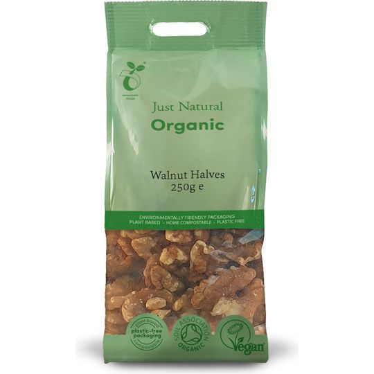 Just Natural Organic Walnut Halves 250g