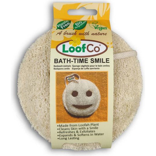 LoofCo Bath Time Smile Loofah