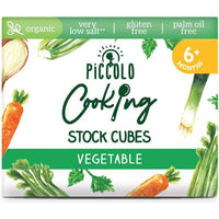 PICCOLO STOCK CUBES VEGETABLE x 6 - 6 Months+