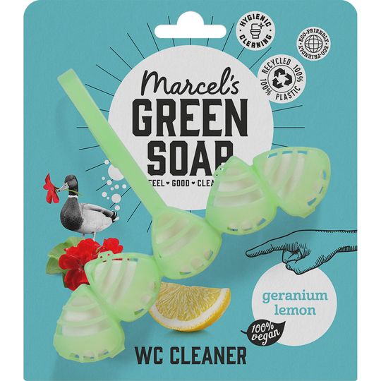 MARCEL'S GREEN SOAP TOILET BLOCK GERANIUM & LEMON