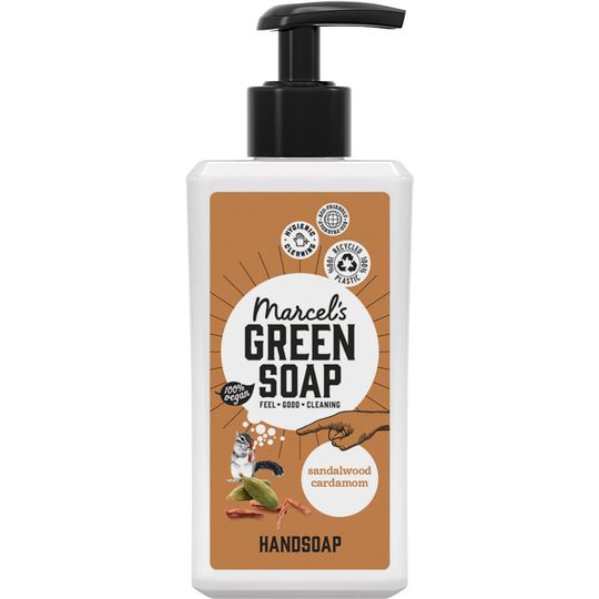 MARCEL'S GREEN SOAP HAND SOAP SANDALWOOD & CARDAMOM - 500ML
