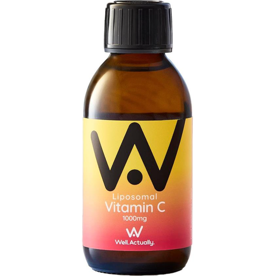 Well Actually Liposomal Vitamin C Liquid - 1000mg - Fruit Fusion Flavour 150ml