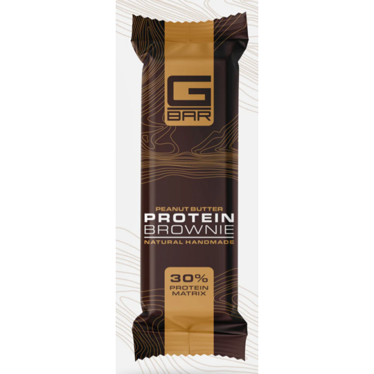 G Bar Peanut Butter Protein Brownie 12 x 60g