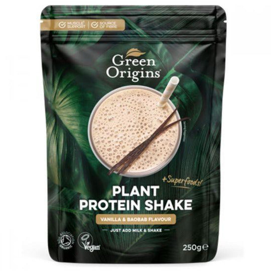 Green Origins Organic Protein Shake - Vanilla & Baobab 250g