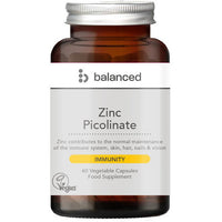 Balanced Zinc Picolinate 60 Veggie Caps