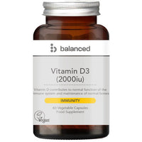 Balanced Vitamin D3 60 Veggie Caps