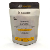 Balanced Turmeric Complex 60 Veggie Caps - Refill Pouch