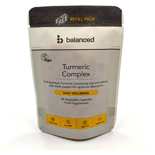 Balanced Turmeric Complex 60 Veggie Caps - Refill Pouch