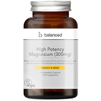 Balanced High Potency Magnesium 30 Veggie Caps