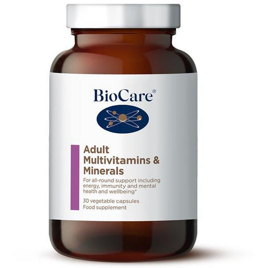 BioCare Adult Multivitamins & Minerals 30 Vegetable Capsules