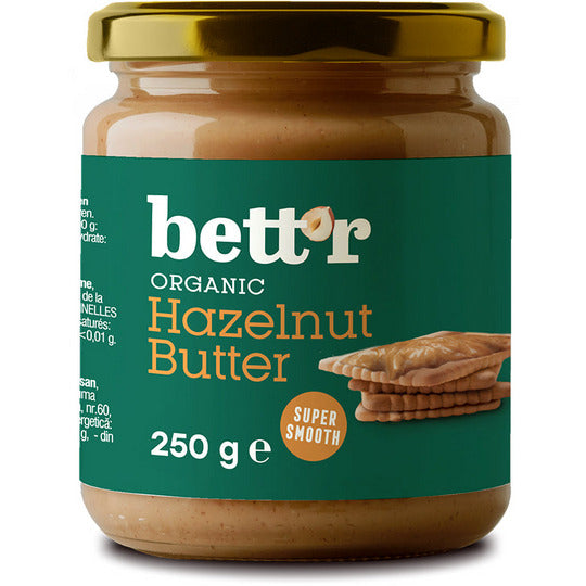 Bett’r Organic Hazelnut Butter 250g