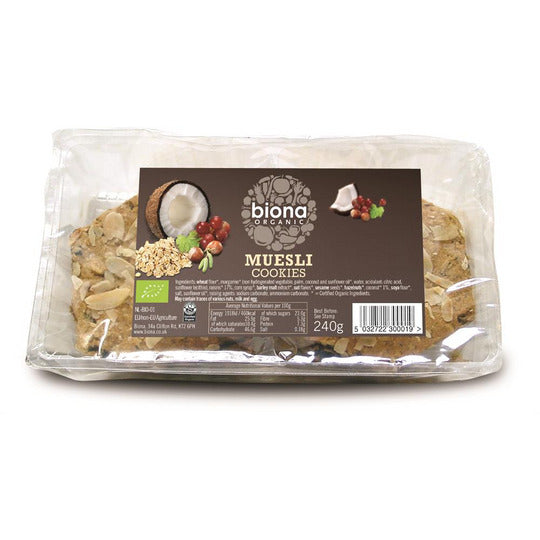 Biona Organic Muesli Cookies 240g