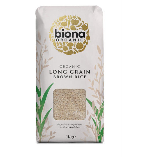 Biona Organic Long Grain Brown Rice 1kg