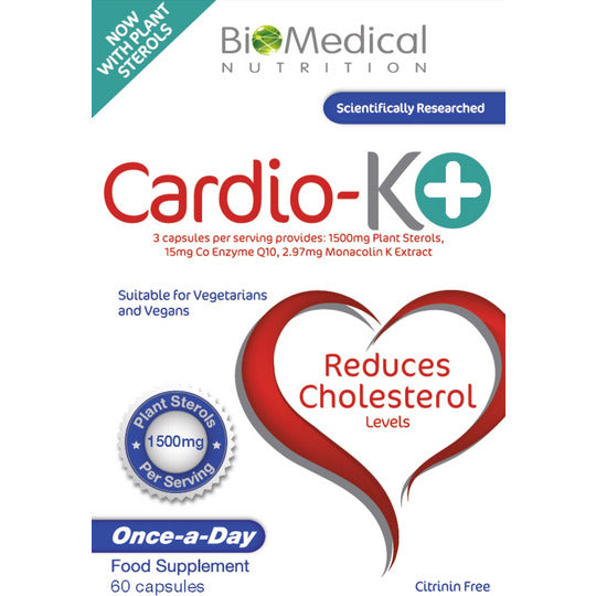 CARDIO-K + Cholesterol 60 Vegan Capsules