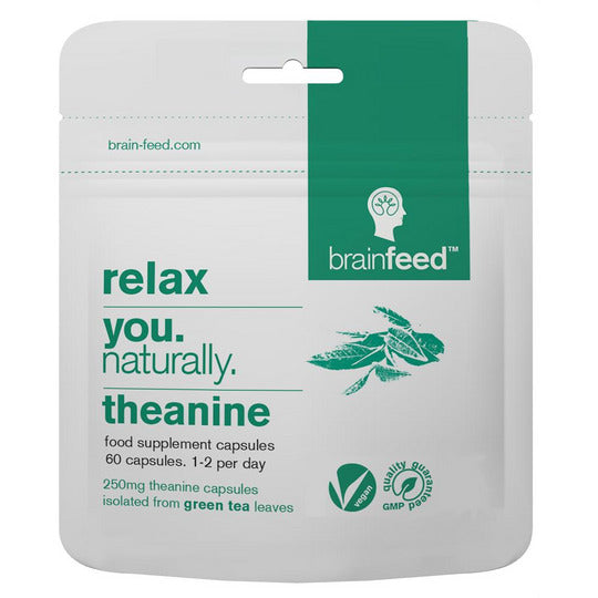 Brainfeed Natural L-theanine 60 Vegetarian Capsules