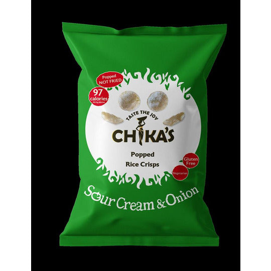 Chika's Sour Cream & Chive Rice Crisp 22G