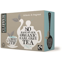 Clipper Organic Fairtrade Earl Grey Tea 80 Bags