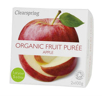 Clearspring Organic Fruit Purée - Apple 2 x 100g