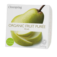 Clearspring Organic Fruit Purée - Pear 2 x 100g