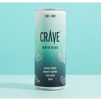 Crave Natural Energy Lime + Mint (12 x 250ml)