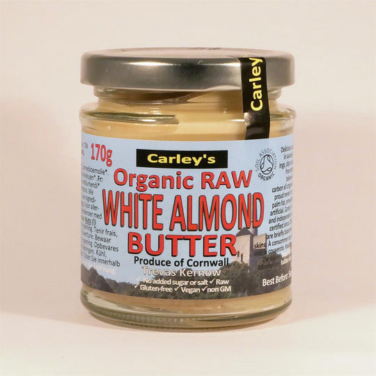 Carley's Organic Raw White Almond Butter 170g