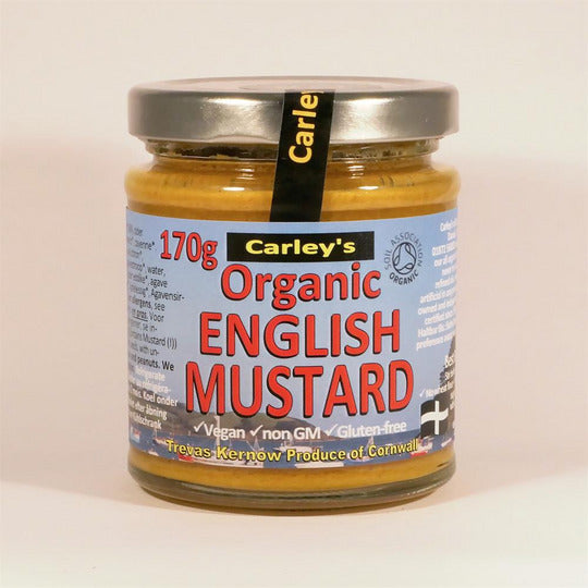 Carley's Organic English Mustard (no added sugar or salt) 170g