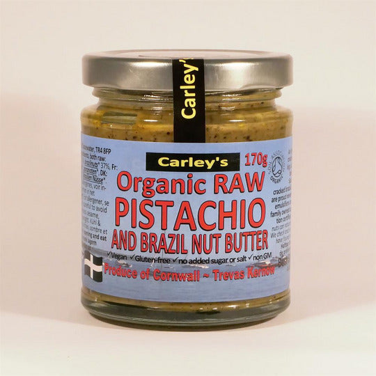 Carly's Organic Raw Pistachio & Brazil Nut Butter 170g