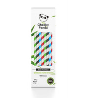 The Cheeky Panda Bulk Bamboo Straws Box - Multicoloured 100 straws