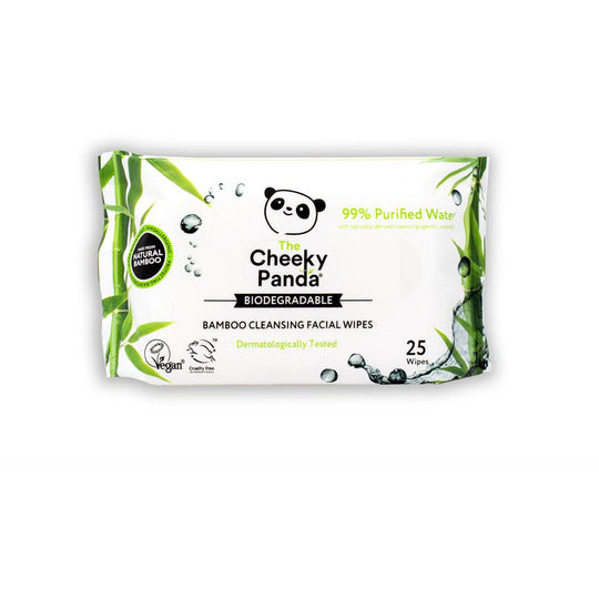 The Cheeky Panda Biodegradable Bamboo Facial Wipes | 6 Pack
