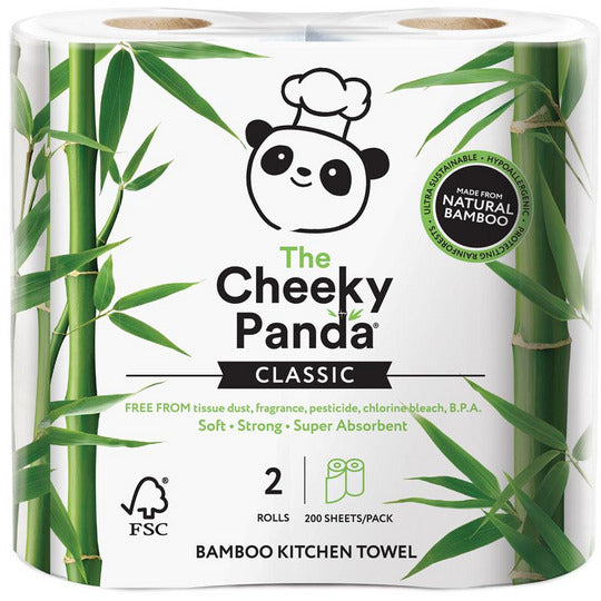 The Cheeky Panda Bamboo Kitchen Roll 2 Rolls