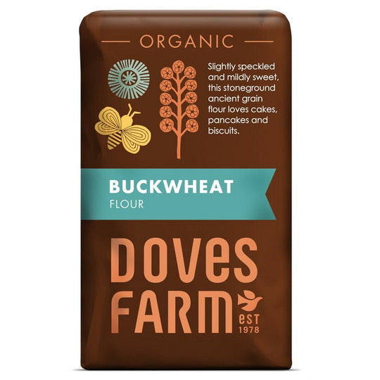 Doves Farm Organic Stoneground Wholemeal Buckwheat Flour 1kg