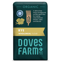 Doves Farm Organic Stoneground Wholemeal Rye Flour 1kg