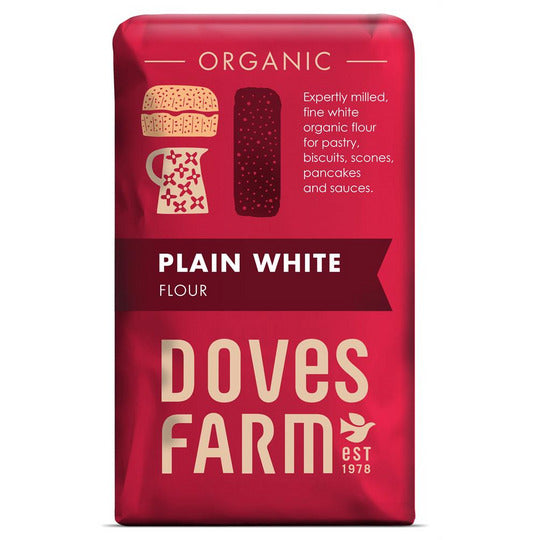 Doves Farm Organic Plain White Flour 1kg