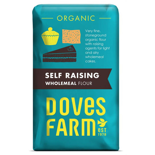 Doves Farm Organic Stoneground Self Raising Wholemeal Flour 1kg