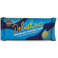 Delushious Chocolate Coconut Slice - 15 pack