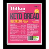 Dillon Organic Beetroot Flax Keto Bread 250g