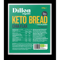 Dillon Organic Chia Flax Keto Bread 250g