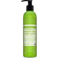 Dr Bronner's Organic Lotion - Patchouli Lime 237ml