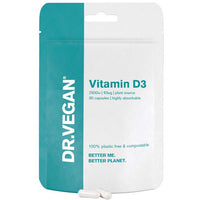 Dr Vegan Vitamin D3 2500IU (63ug) 30 Capsules