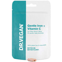Dr Vegan Gentle Iron & Vitamin C 30 Capsules
