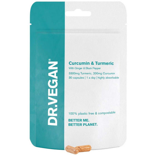 Dr Vegan Curcumin & Turmeric 3300mg 30 Capsules