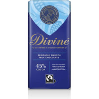 Divine 45% Cocoa Milk Chocolate Bar 90g