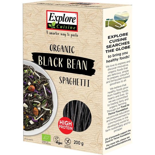 Explore Cuisine Black Bean Spaghetti 200g