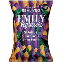 EMILY Veg Crisps Sweet Potato Sticks Sea Salt Sharing 120g