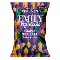 EMILY Veg Crisps Sweet Potato Sticks Sea Salt Sharing 120g