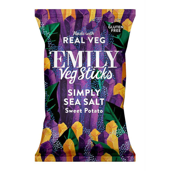 EMILY Veg Crisps Sweet Potato Sticks Sea Salt 35g