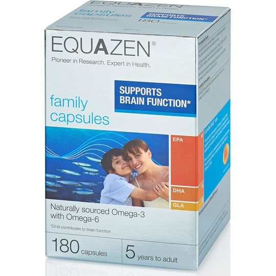 Equazen Capsules - Omega 3 & Omega 6 Supplement - 180 Capsules