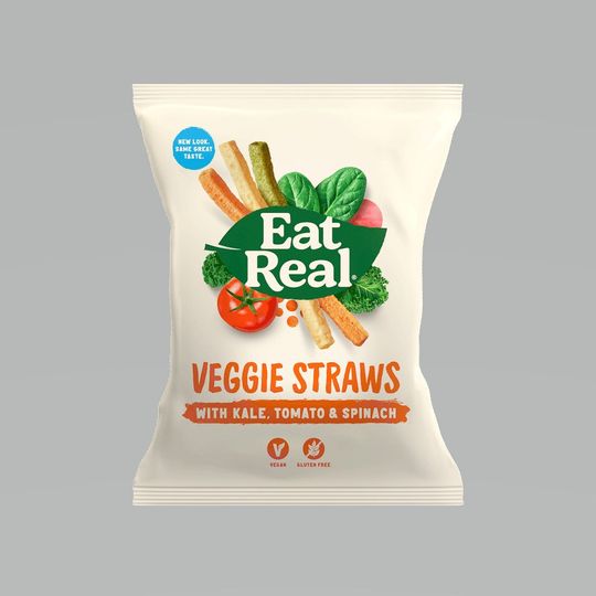 Eat Real Veggie & Kale Straws 113g