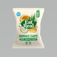 Eat Real Hummus Sour Cream & Chives Flavour Chips 135g