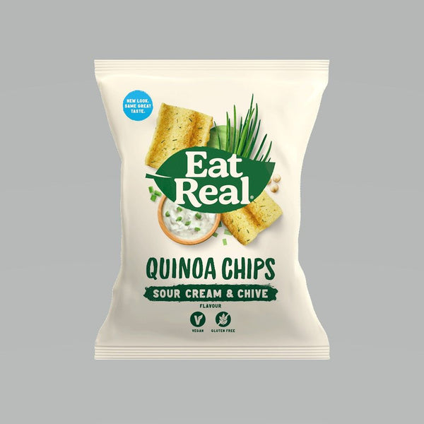 Eat Real Quinoa Sour Cream & Chive Flavoured Chips 80g